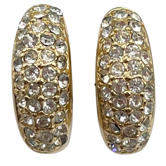 🔥 DIOR vintage crystal earrings (clip on) - Picture 3 of 3